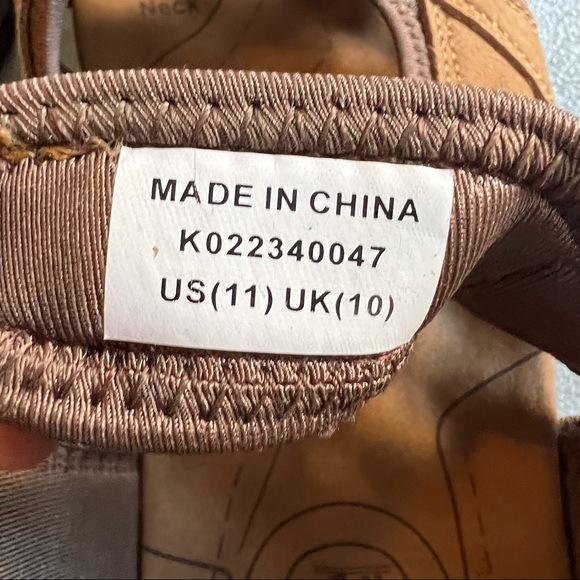 CAMEL CROWN Men's Leather Sandals for Hiking beach outdoors | Waterproof size 11 - Picture 15 of 15